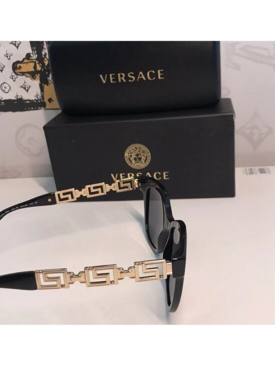?️ Versace VE4394 3916 Cat-Eye Sunglasses – Black – Authentic Designer Shades main image 4